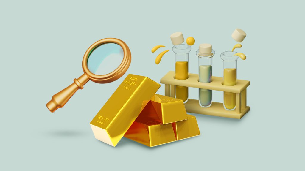ری‌گری، فرایند ثبت عیار و تعیین خلوص طلا